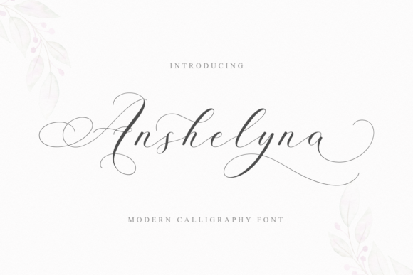 Anshelyna Font Review: A Sweet and Elegant Script for Creative Projects