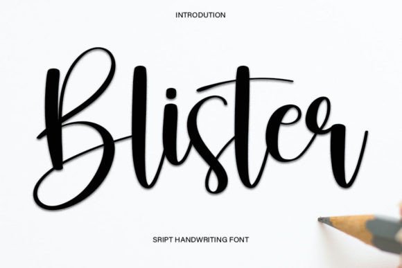 Blister Font for Creative Projects