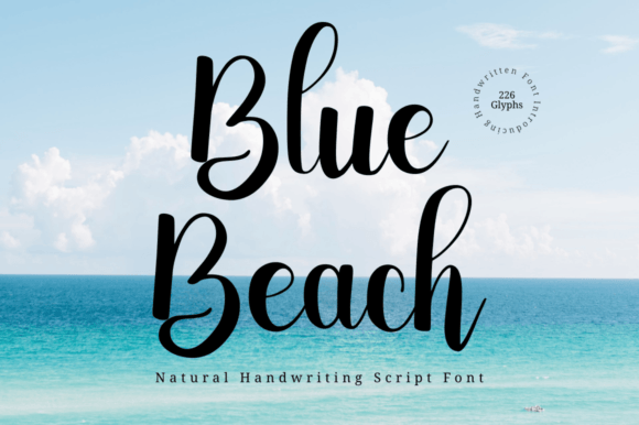 Blue Beach Font for Eye-Catching Branding and Digital Campaigns