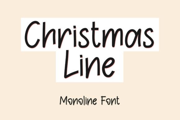 Christmas Line Font: A Versatile Script for Creative Branding