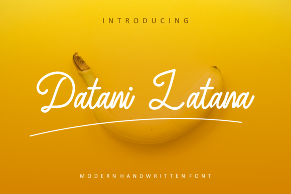 Datani Latana Font for Elegant and Vintage Branding Projects