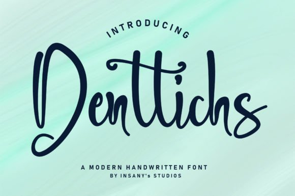 Dentlichs: A Sweet Script Font for Digital Branding and Creative Campaigns