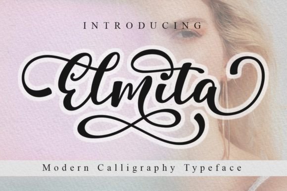 Elmita Font: A Modern Calligraphy Typeface for Editorial Design