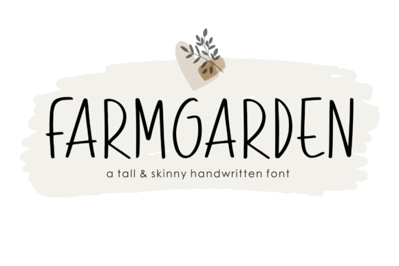 Farmgarden Font: A Handwritten Script for Creative Branding Projects
