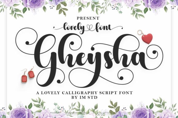 Gheysha Font: A Handwritten Script for Creative Product Makers