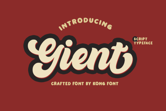 Gient Font for Creative Makers