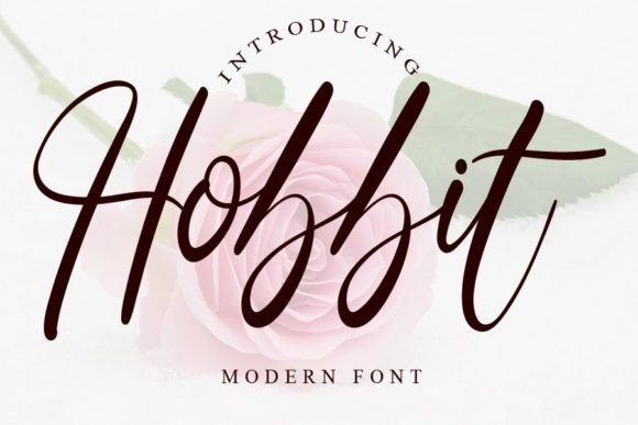 Hobbit Font: A Script Handwritten Typeface for Stronger Campaigns
