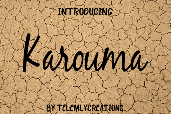 Karouma Font: A Handwritten Script for Polished Branding and Creative Design