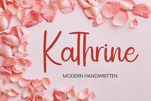Kathrine Font Review: A Handwritten Script for Elegant Branding