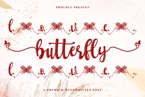 Love Butterfly Font: A Luxurious Script for Editorial Elegance