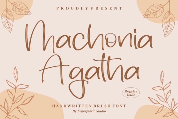 Machonia Agatha Font: Elevate Your Web Design with Sophisticated Script Typography