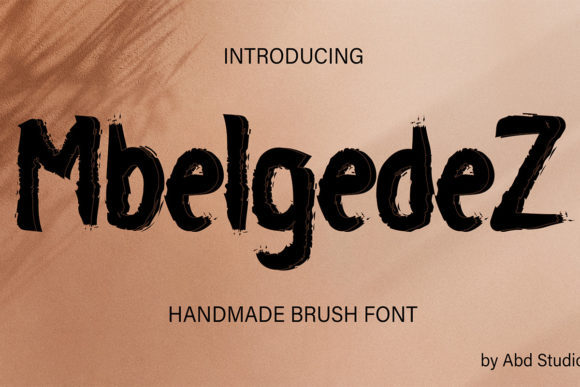 MbelgedeZ Font for Authentic and Confident Branding