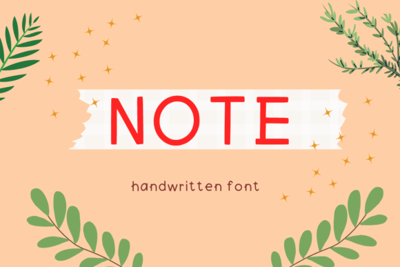 Note Font: Handwritten Style for Web Design