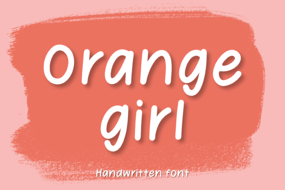 Orange Girl Font for Creative Projects
