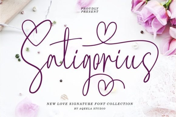 Satigorius: A Handwritten Font for Editorial Elegance