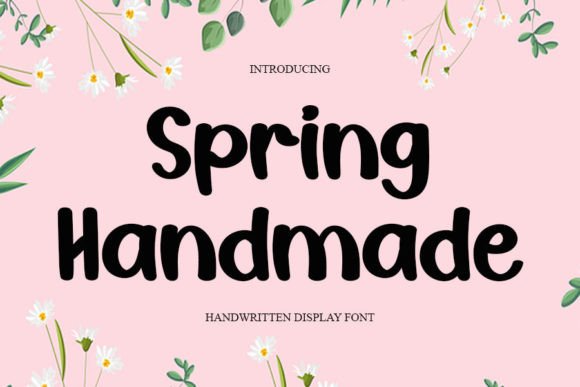 Spring Handmade Font for Business Branding