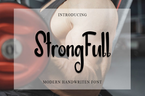 Strong Full Font for Modern Web Design Projects