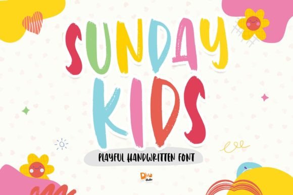 Sunday Kids Font Adds Playful Charm to Children's Crafts and Designs