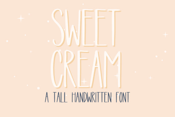 Sweet Cream Font for Creative Projects