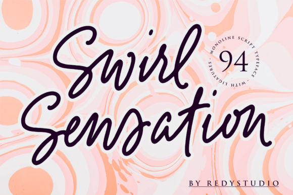 Swirl Sensations Font: A Handwritten Script for Editorial Design