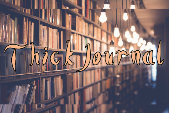 Thick Journal Font: A Creative Typeface for Branding Projects