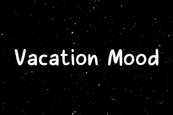 Vacation Mood Font for Editorial Design and Creative Branding